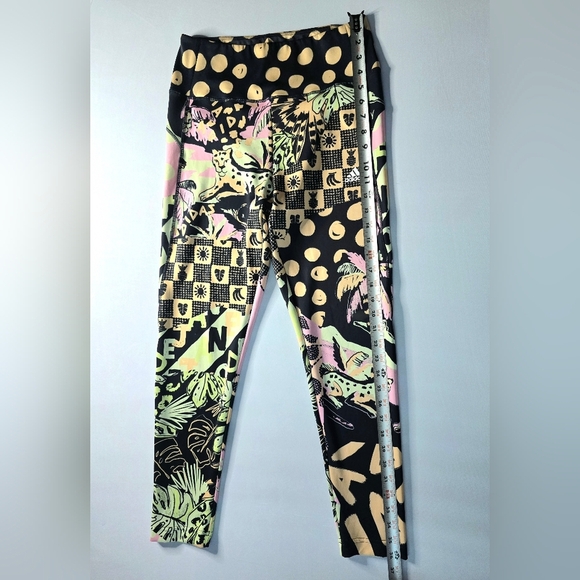 Farm Rio Addidas Leggings Size Large - Picture 4 of 7